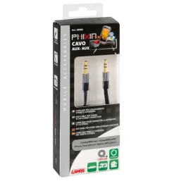 Outlet Cavo autoradio 120cm aux aux - nero  38900 Elettrico