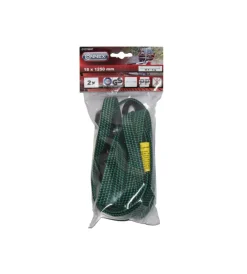 Sistemi Di Fissaggio|Cavo elastico piatto ø 20 x 1250 mm. con ganci acciaio plastificato 2 pz.
