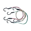 Sistemi Di Fissaggio- Cavo elastico piatto assortito l. 18 mm. da 500 a 800 mm. con ganci in plastica 6 pz.