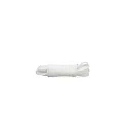 Sistemi Di Fissaggio|Cavo in plastica bianca ø 5 mm. per stendibiancheria 15 mt.