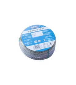 Sistemi Di Fissaggio|Cavo multiuso ø 3 mm. in ferro zincato plastificato, anima in  fibra tessile 20 mt.