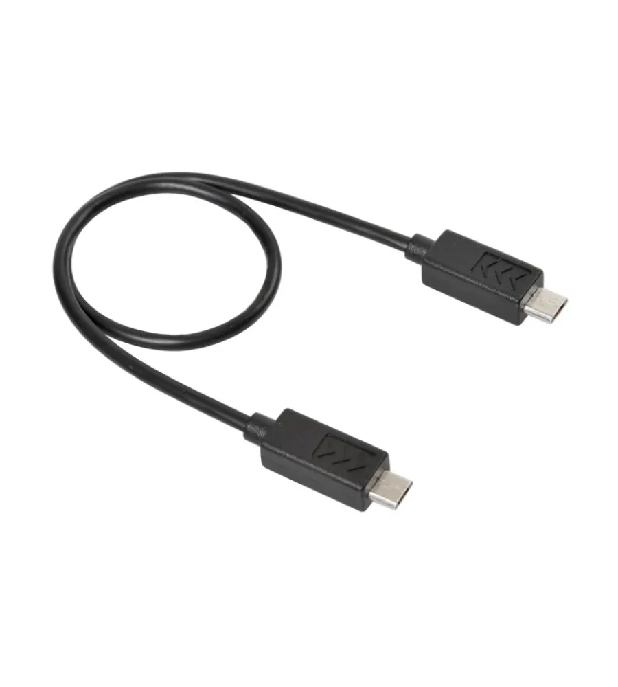 Elettrico- Cavo otg micro usb > micro usb - 30 cm - nero 38936
