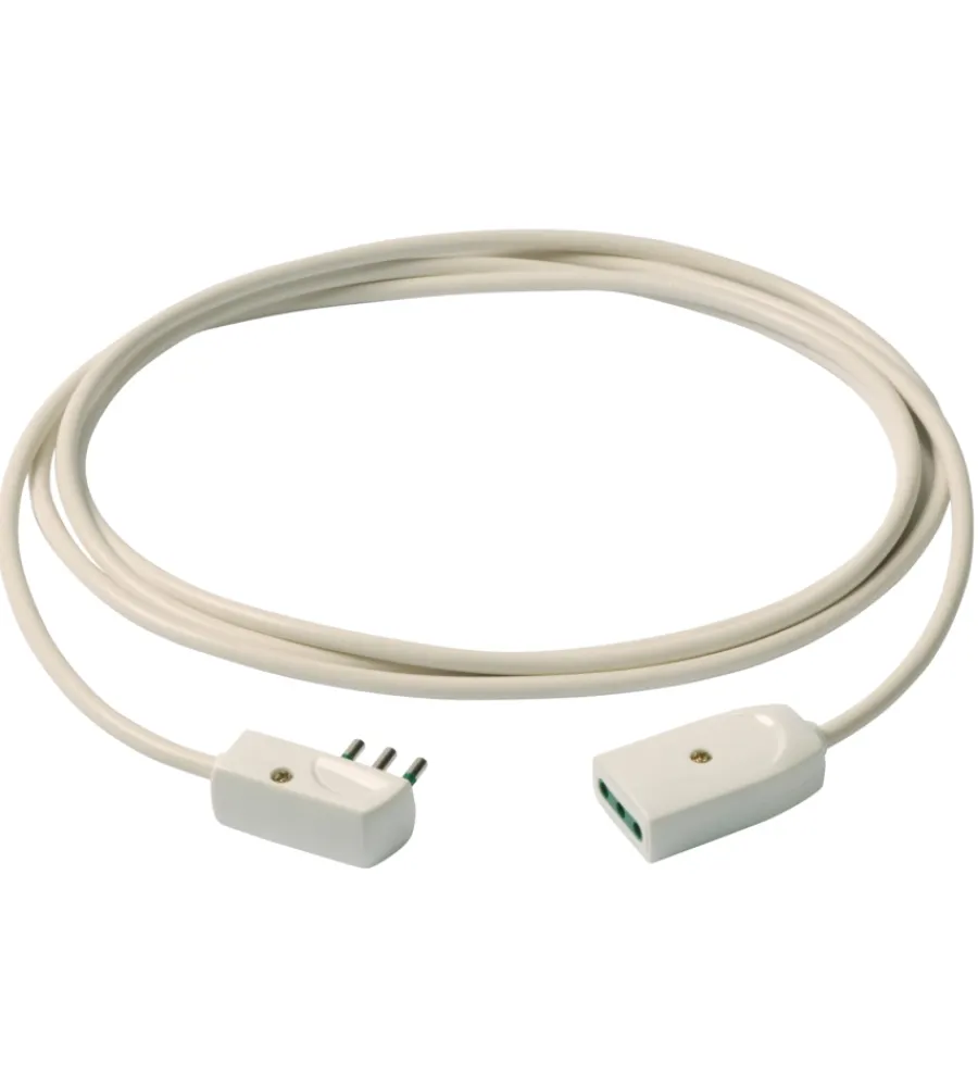 Prolunghe-Vimar Cavo prolunga 3 metri bianco 3g0,75+spinapiatta - .