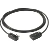 Prolunghe-Vimar Cavo prolunga 3 metri nero 3g0,75+spinapiatta - .