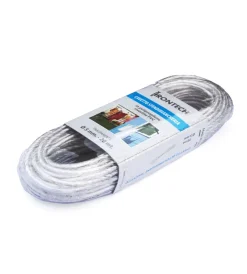 Sistemi Di Fissaggio|Cavo stendibiancheria ø 5 x 20 mt. in polipropilene rivestito pvc trasparente