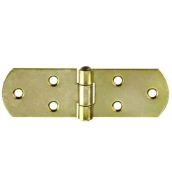 Serratura E Sicurezza|Cerniere a biscotto 180 x 35 mm. - zincate giallo - 1 pz.