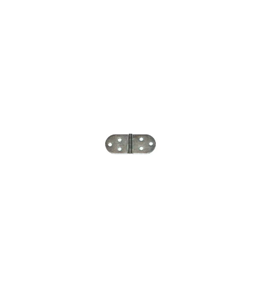 Serratura E Sicurezza- Cerniere a biscotto bronzate 80 x 30 mm. - 4 pz.