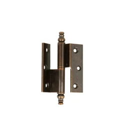 Ferramenta Per Mobili E Infissi- Cerniere a sfilare curve in ottone bronzato 40 x 50 mm. destre 2 pz.