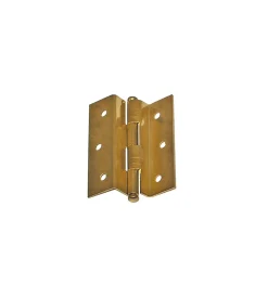Ferramenta Per Mobili E Infissi|Cerniere collo alto - 40 x 35 mm. dx - ottonato - 2 pz.