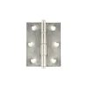 Ferramenta Per Mobili E Infissi- Cerniere con spina a levare in ferro nichelato 35x40 mm. 2 pz.
