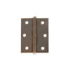 Hot Cerniere con spina a levare in ferro bronzato 30x30 mm. 2 pz. Ferramenta Per Mobili E Infissi