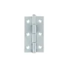 Ferramenta Per Mobili E Infissi- Cerniere con spina fissa ferro zincato 30 x 50 mm. 2 pz.