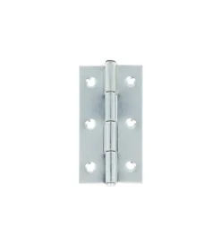 Ferramenta Per Mobili E Infissi|Cerniere con spina fissa ferro zincato 25 x 40 mm. 2 pz.