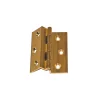 Ferramenta Per Mobili E Infissi- Cerniere fresate collo alto - 40 x 35 mm. - ottone - 2 pz.