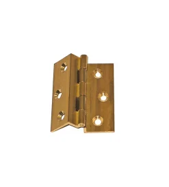 Ferramenta Per Mobili E Infissi- Cerniere fresate collo alto - 40 x 35 mm. - ottone - 2 pz.