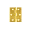 Ferramenta Per Mobili E Infissi- Cerniere fresate piane ottone - 40 x 35 mm. - 2 pz.