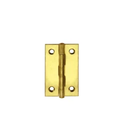 Ferramenta Per Mobili E Infissi|Cerniere per cofanetti - 20 x 20 mm. - ottonato - 6 pz.