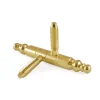 Ferramenta Per Mobili E Infissi- Cerniere per infissi "anuba in stile" in ferro ottonato ø 9 mm. 2 pz.