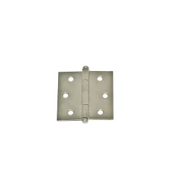 Ferramenta Per Mobili E Infissi|Cerniere pomoli sferici - 40 x 40 mm. in ferro nichelato - 2 pz.