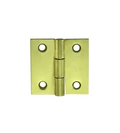 Serratura E Sicurezza|Cerniere quadre 80 x 80 mm. - zincate giallo - 2 pz.