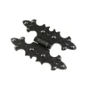 Clearance Cerniere rustiche in ferro martellato nero 40 x 68 mm. Ferramenta Per Mobili E Infissi