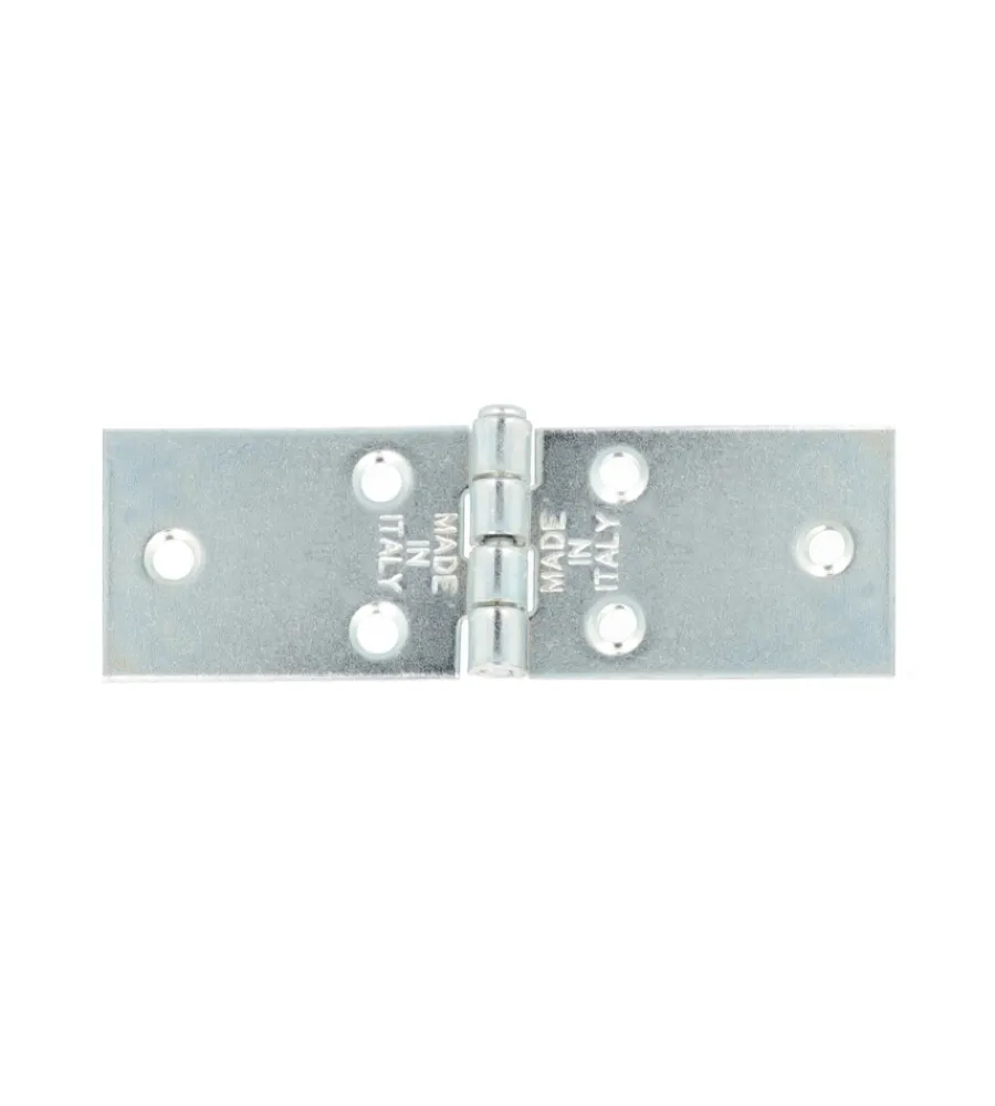 Ferramenta Per Mobili E Infissi- Cerniere strette ad ala lunga in ferro zincato 25 x 60 mm. 2 pz.
