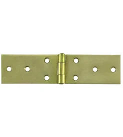 Serratura E Sicurezza|Cerniere strette lunghe 100 x 32 mm.  zincate giallo  1 pz.