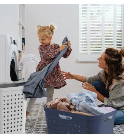 Accessori Bagno- Cesta portabiancheria "jona" colore bianco da 55 litri