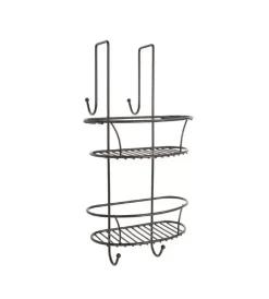 Sale Cestello per doccia nero spider, 24x24x50 cm Docce E Accessori