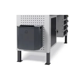 Officina E Garage|Cestino da parete fami per pannello foro quadro in acciaio antracite 38,7x27,7x39,4 cm