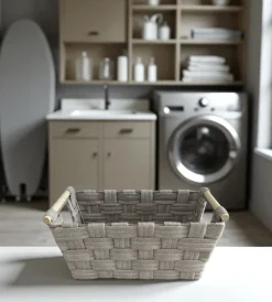 Accessori Bagno-Easy System Cestino in tnt easysystem "piccolo" beige 37,5x23,5x16,5 cm