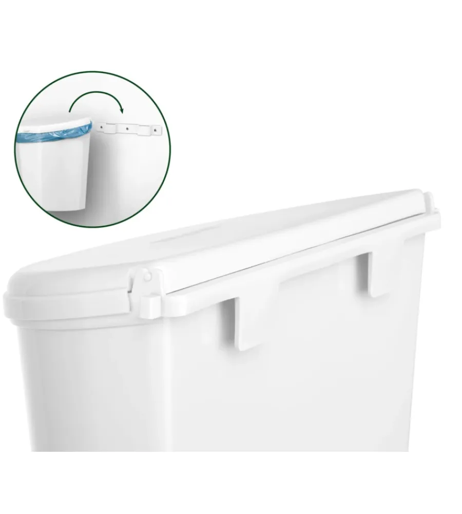 Online Cestino portarifiuti per caravan "pillar xl" bianco 31,5x18x31,5 cm Campeggio