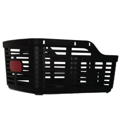Bici- Cestino posteriore per bicicletta bellelli "zigzag" nero, 38x33x19 cm