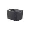 Online Cesto "jute" nero - 36,2x28,2x23 cm Accessori Bagno