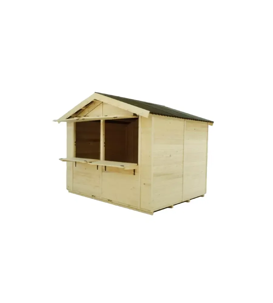 Casette Da Giardino-Habrita Chiosco in legno da esterno "sylva 4024" 415x274x240 cm