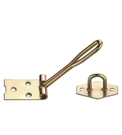 Outlet Chiusura portalucchetto 120 mm. - zincato giallo Serratura E Sicurezza
