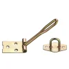 Serratura E Sicurezza|Chiusura portalucchetto 80 mm. - zincato giallo