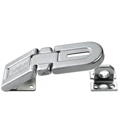 Serratura E Sicurezza- Chiusura portalucchetto 130 x 40 mm. - zincato