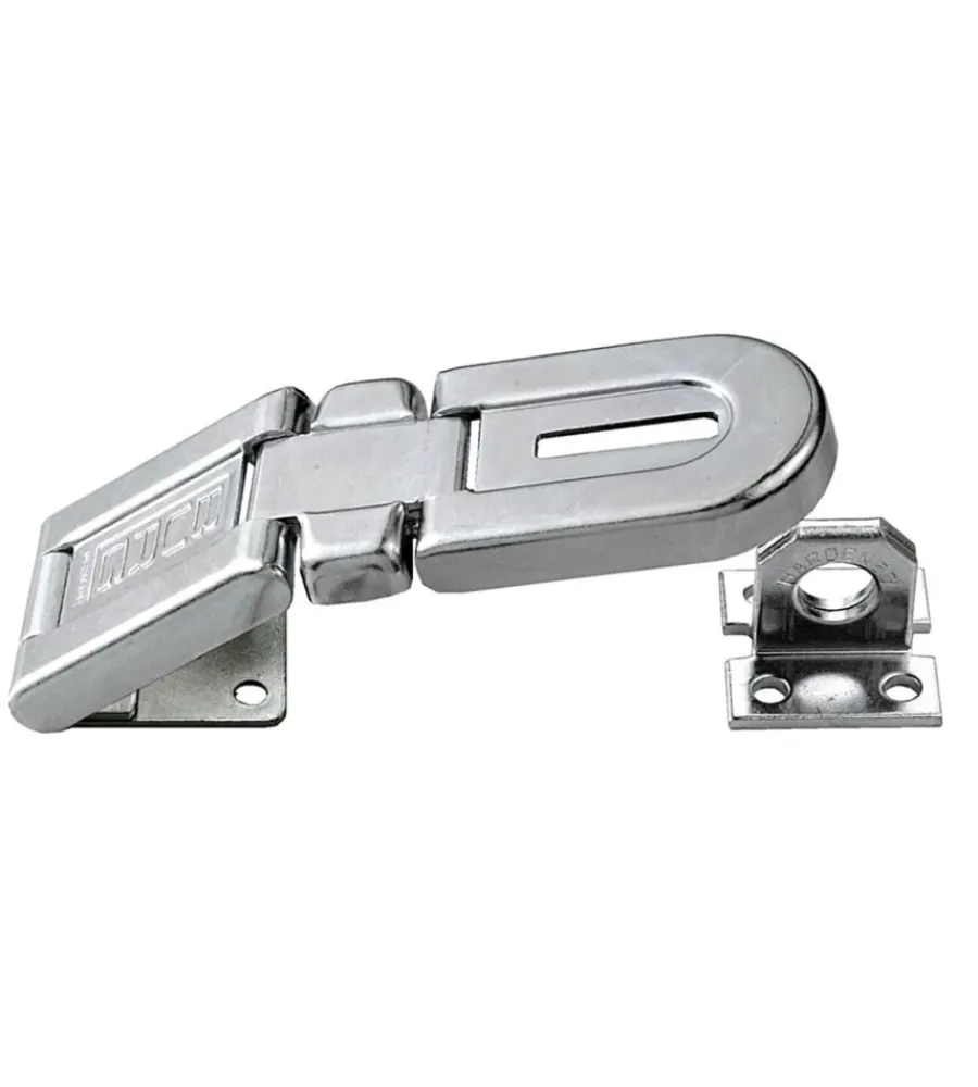 Serratura E Sicurezza- Chiusura portalucchetto 130 x 40 mm. - zincato