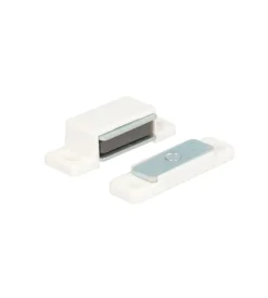 Hot Chiusure magnetiche bianche da applicare con piastra oscillante forza 4 kg. 2 pz. Ferramenta Per Mobili E Infissi