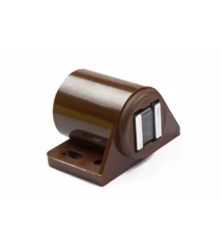 Ferramenta Per Mobili E Infissi- Chiusure magnetiche da applicare - forza 6 kg. - marrone - 2 pz.