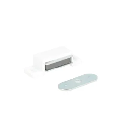 Ferramenta Per Mobili E Infissi|Chiusure magnetiche da applicare - forza 4 kg. - bianco - 10 pz.