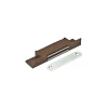 Ferramenta Per Mobili E Infissi- Chiusure magnetiche da incasso o da applicare - forza 12 kg. - marrone - 2 pz.