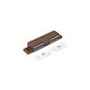 Ferramenta Per Mobili E Infissi- Chiusure magnetiche marroni da applicare con doppia contropiastra 2 pz.