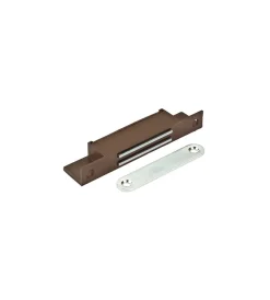 Ferramenta Per Mobili E Infissi- Chiusure magnetiche marroni da incasso o da applicare forza 12 kg. 2 pz.