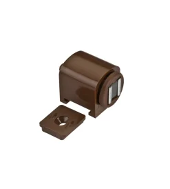 Ferramenta Per Mobili E Infissi- Chiusure magnetiche marroni con basetta forza 6 kg. 2 pz.