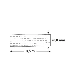 Sistemi Di Fissaggio|Cinghia di ancoraggio 245 kg. 25 mm. x 3,5 mt. con tenditore