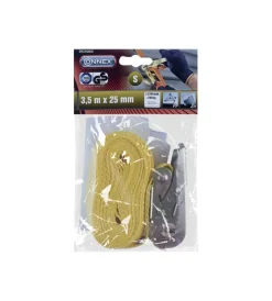 Sistemi Di Fissaggio|Cinghia di ancoraggio 245 kg. 25 mm. x 3,5 mt. con tenditore