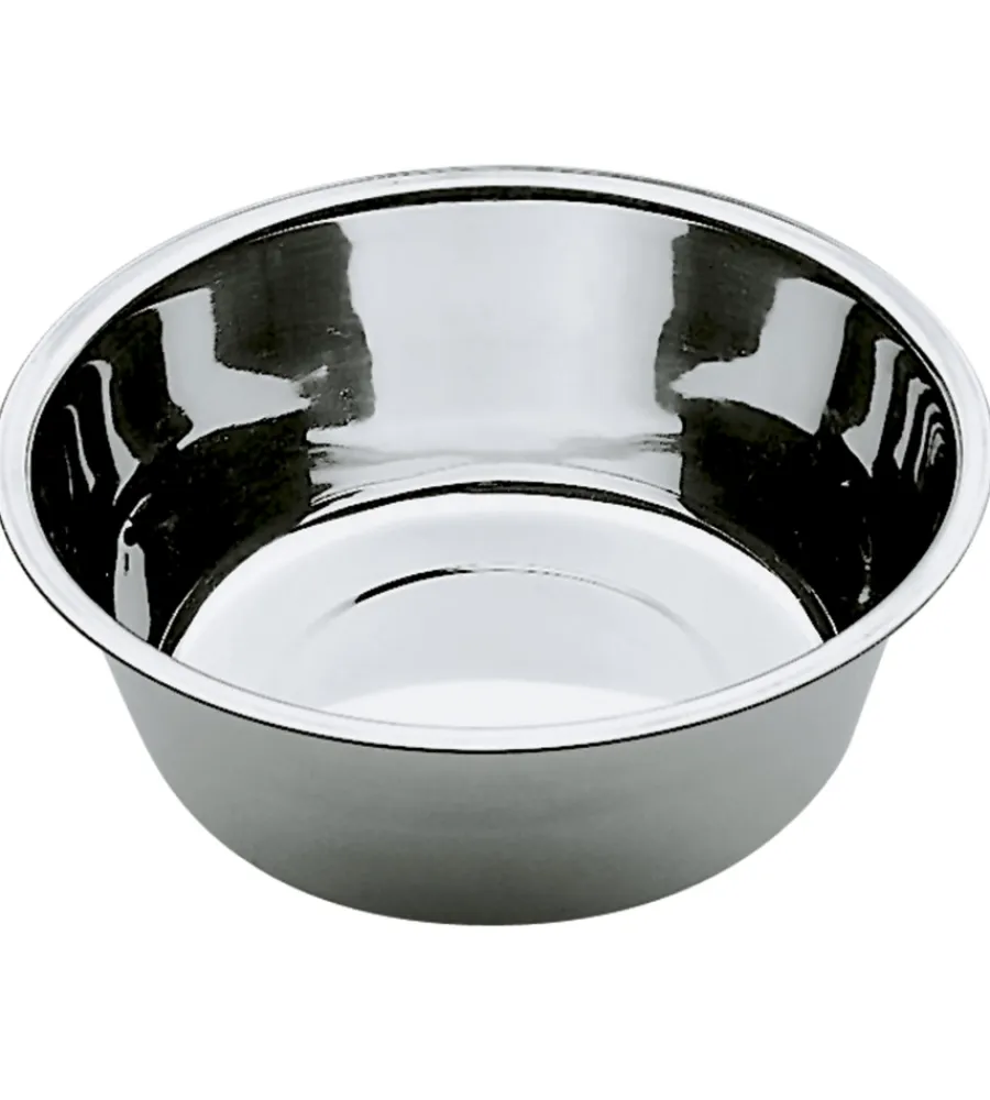 Ciotole-Ferplast Ciotola in acciaio inox per cani e gatti, diametro 16 cm -