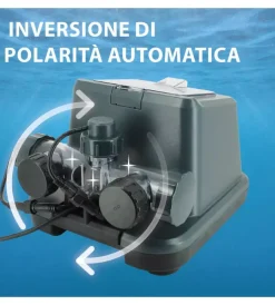 Piscine- Clorinatore salino per elettrolisi gre per piscina da 25 m³ 5 gr/h